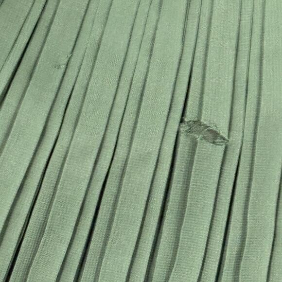 Lovers and Friends‎ Green Pleated Strapless Dress Size S Women’s Prom Wedding - Picture 11 of 14